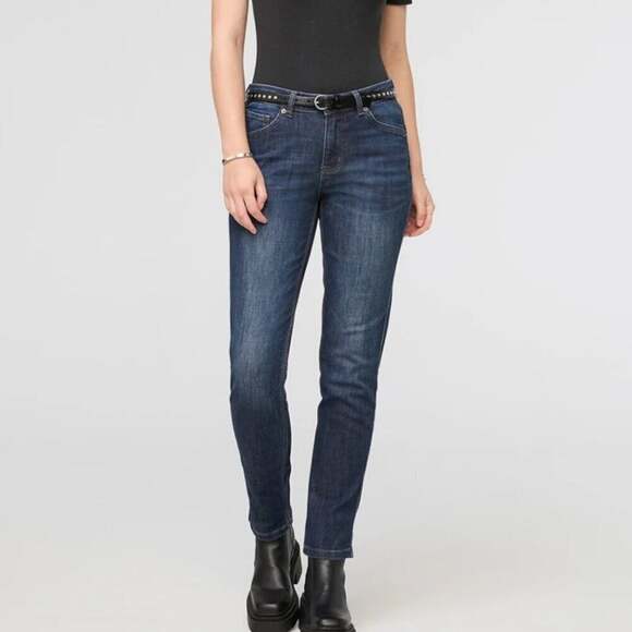 DU/ER Denim - DU/ER Performance Denim Girlfriend - Heritage Blue Size 26 X 28